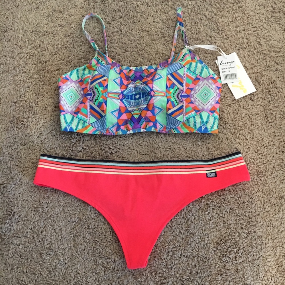 Multicolor swimsuit top - Picture 5 of 8